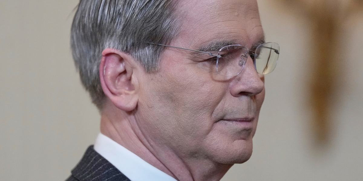 USA:s finansminister Scott Bessent.