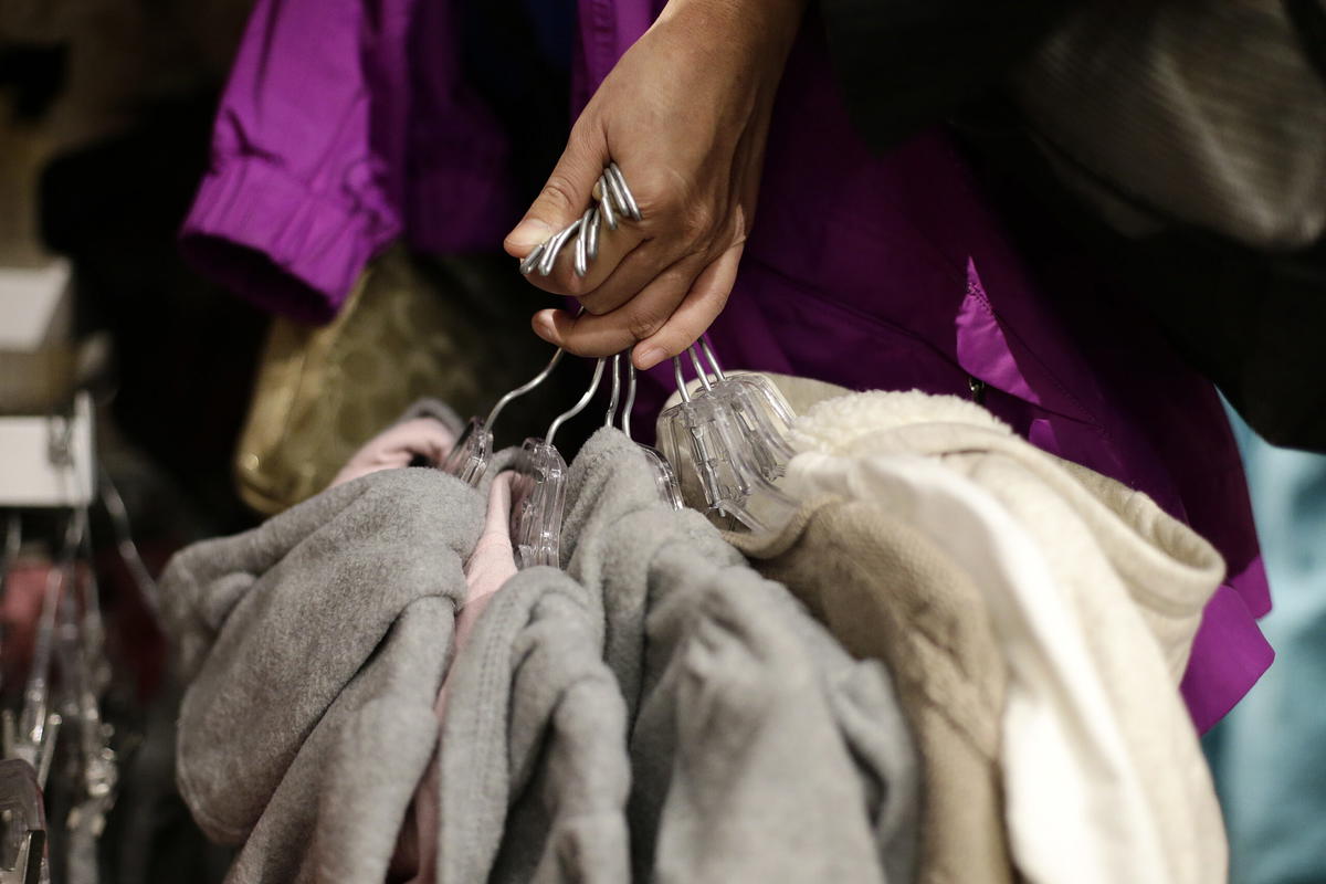 Amerikanska klädkedjan GAP blir första stora modebolaget att erbjuda köp direkt i Googles AI-tjänst Gemini. Arkivbild. 