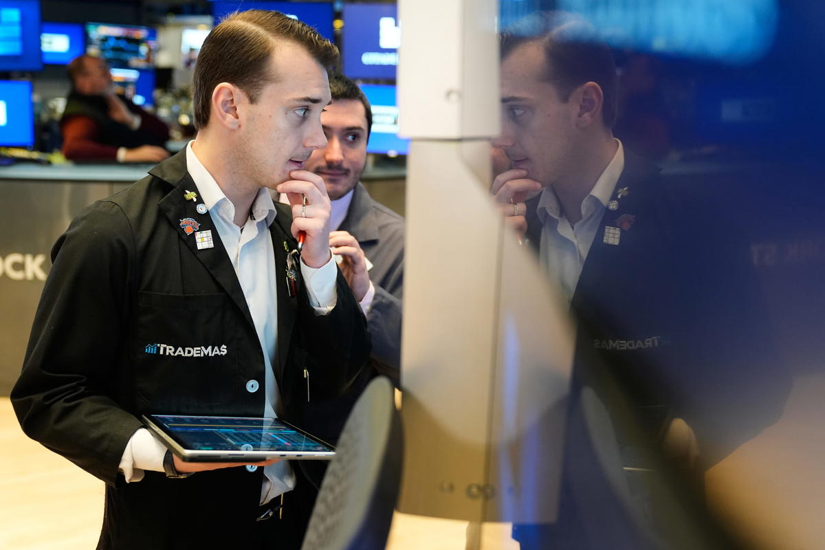 Bekymrat på Wall Street. Arkivbild.