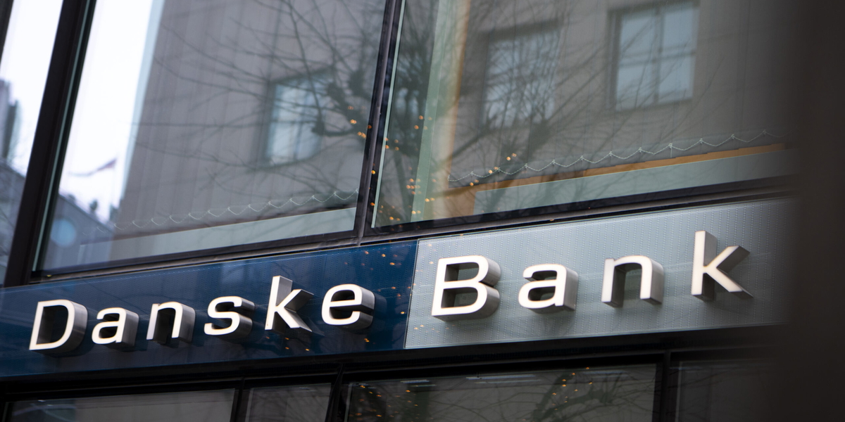 Danske Banks lokaler i Oslo. Arkivbild.  