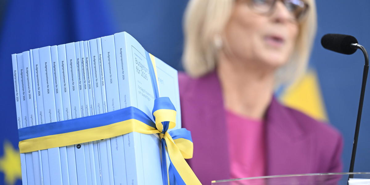 Finansminister Elisabeth Svantesson (M) presenterar regeringens vårbudget nästa vecka. Arkivbild.