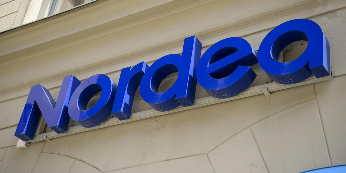 Nordea släpper kvartalsrapport. Arkivbild. 