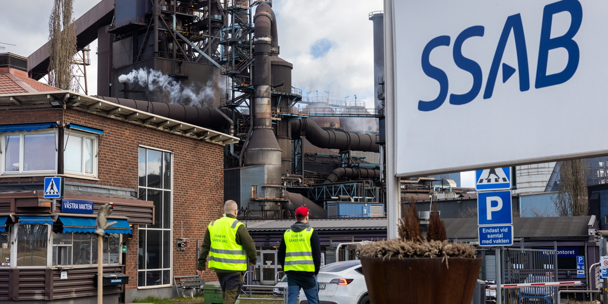 SSAB i Luleå.