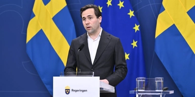 Benjamin Dousa (M), bistånds- och utrikeshandelsminister. Arkivbild.