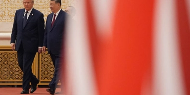 President Donald Trump tillsammans med sin kinesiske motsvarighet Xi Jinping.