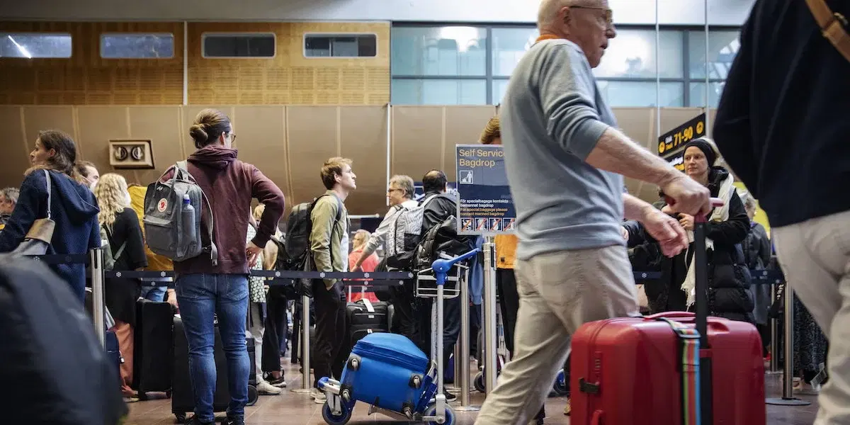 Flygresenärer köar i terminal 5 på Arlanda flygplats. Din sommarresa behöver inte bli dyr för att bli bra, här får du några konkreta tips på hur du kan få ned priset på din resa.