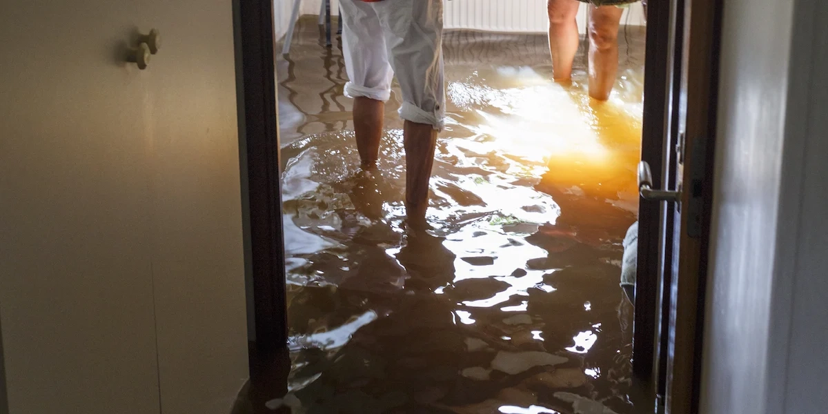 En översvämmad lägenhet. Lägenheten blev helt översvämmad när hyresgästen var hemma och eftersom hon saknar hemförsäkring måste hon själv betala för den dyra renoveringen. Bilden är endast en illustration och har ingenting med texten att göra.