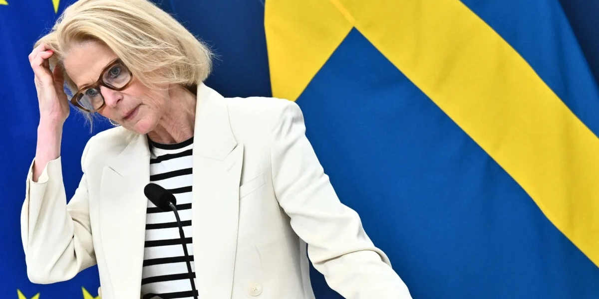 Finansminister Elisabeth Svantesson (M). Arkivbild.