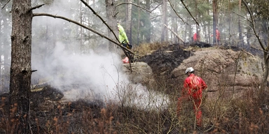 Räddningstjänsten arbetar med att bekämpa en skogsbrand som bröt ut i Delsjöområdet i Göteborgs kommun i maj i år. En ny analys visar att den här sortens naturhändelser som orsakas av klimatförändringar slår olika mot olika grupper av människor.