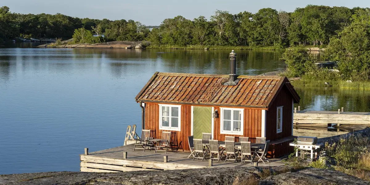Fritidshus i Stockholms skärgård.