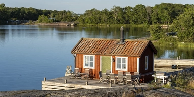 Fritidshus i Stockholms skärgård.