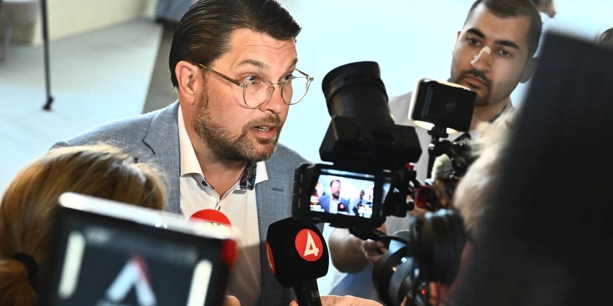 Sverigedemokraternas partiledare Jimmie Åkesson. Arkivbild