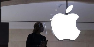 Apple är störst, men inte först att nå 5 biljoner dollar. Arkivbild. 