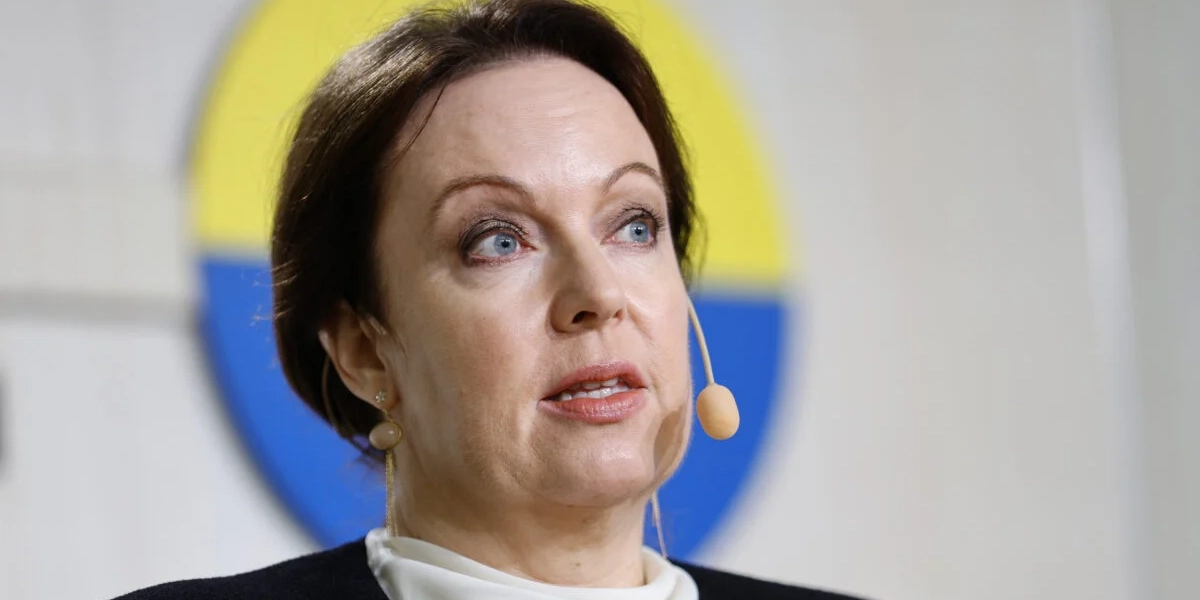 Statliga Vattenfall, med vd Anna Borg, presenterar kvartalssiffror. Arkivbild