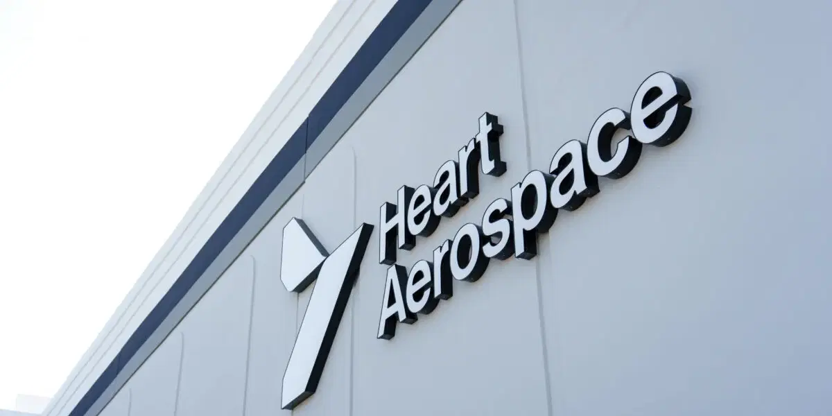Svenskgrundade, numera USA-baserade, tillverkaren av elflygplan Heart Aerospace får testflyga i USA.