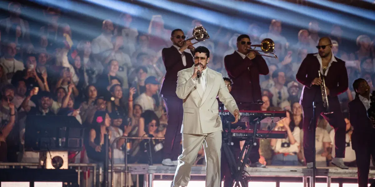 Bad Bunny hade två konserter i Stockholm i sommar. Arkivbild.