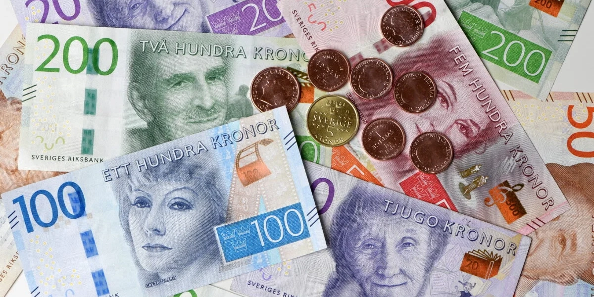 Den svenska kronan har försvagas rejält mot den amerikanska dollarn i år. Arkivbild.