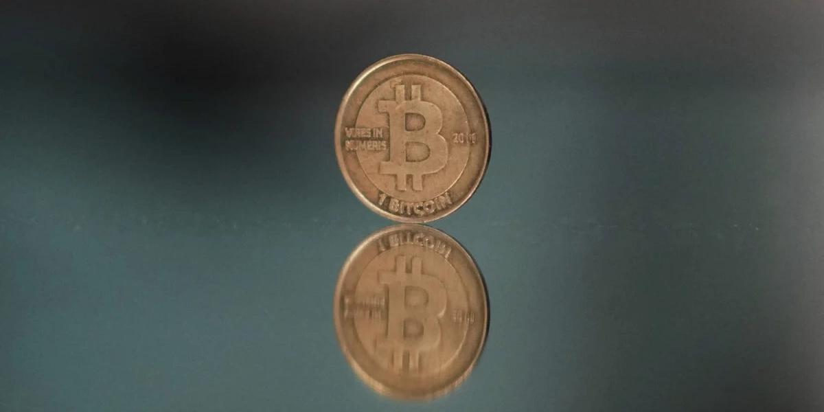 En bitcoin. Arkivbild.