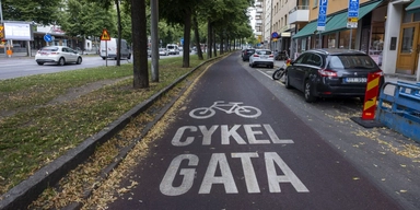 vägmärke cykelgata