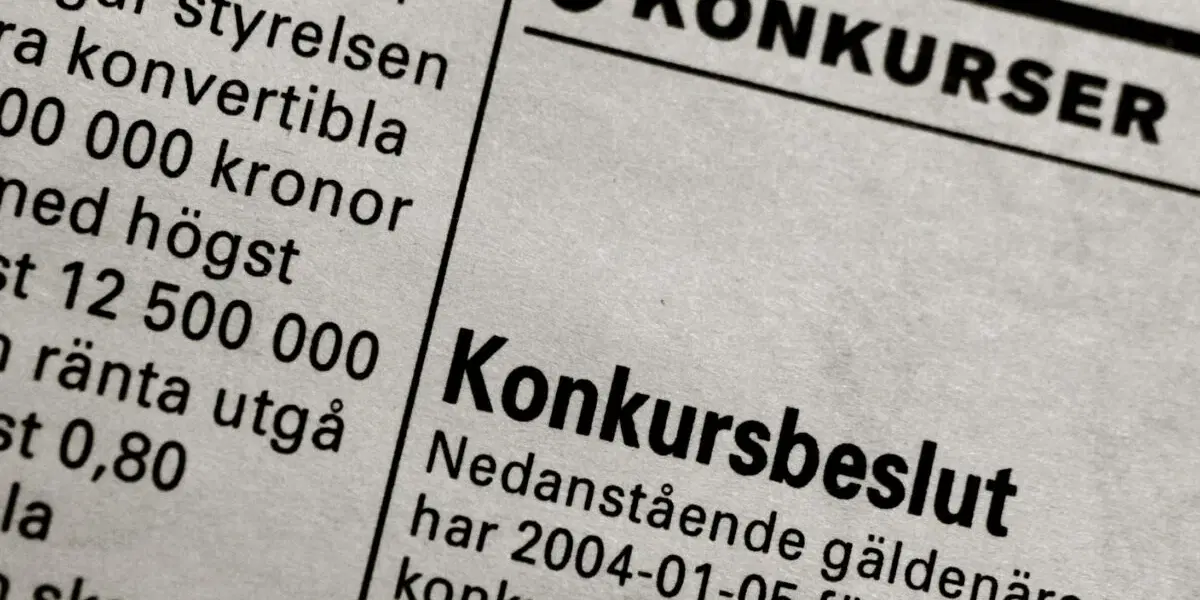 Kreditupplysningsföretaget UC presenterar ny statistik om företagskonkurser.