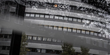 Läkemedelsbolaget Sobis byggnad i Solna. Arkivbild.