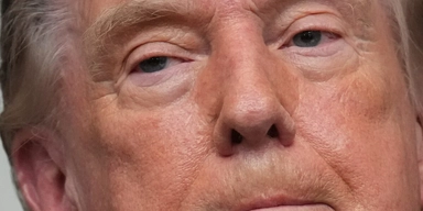 USA:s president Donald Trump, fotograferad i Vita huset på onsdagen.
