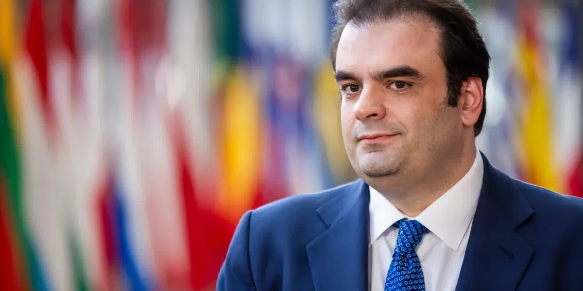 Greklands finansminister Kyriakos Pierrakakis jagar utländska riskkapitalister och hedgefonder med nya skatteförmåner. Arkivbild.