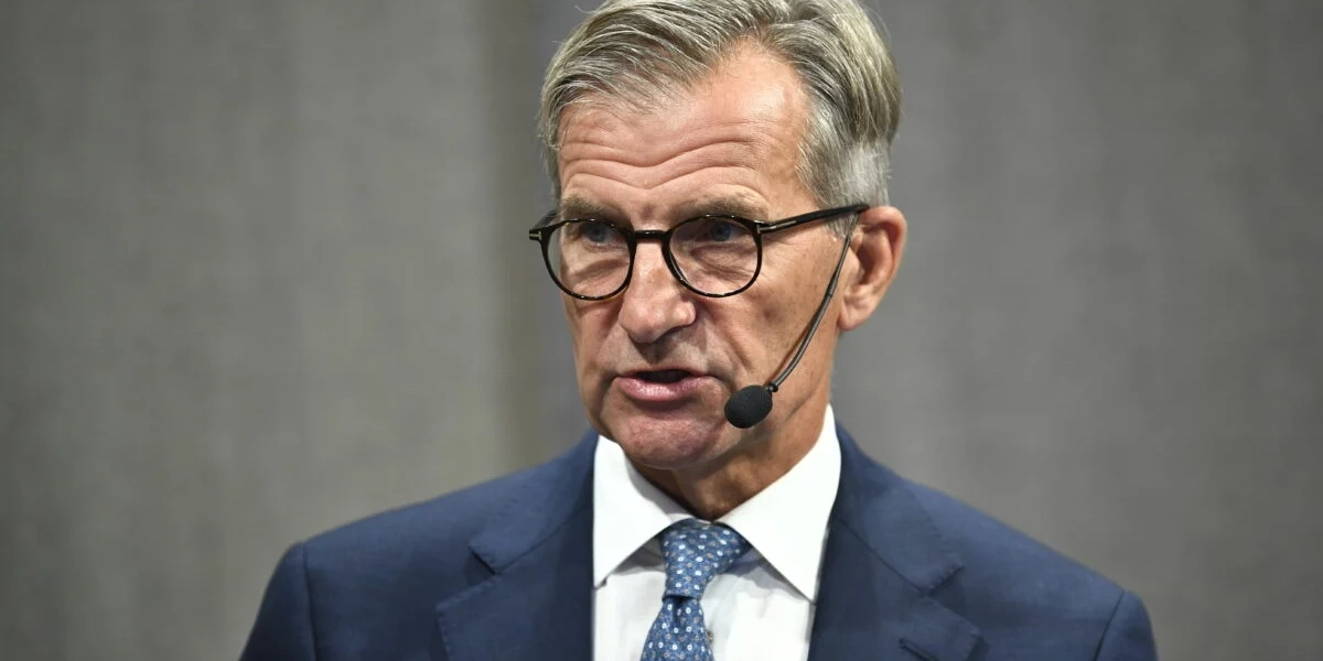 Riksbankschef Erik Thedéen. Arkivbild.