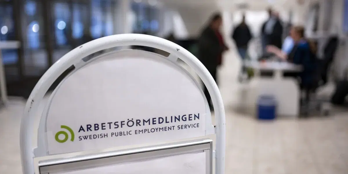 Färre skrev in sig som arbetslösa på Arbetsförmedlingen under september 2026 jämfört med samma period i fjol. Arkivbild.