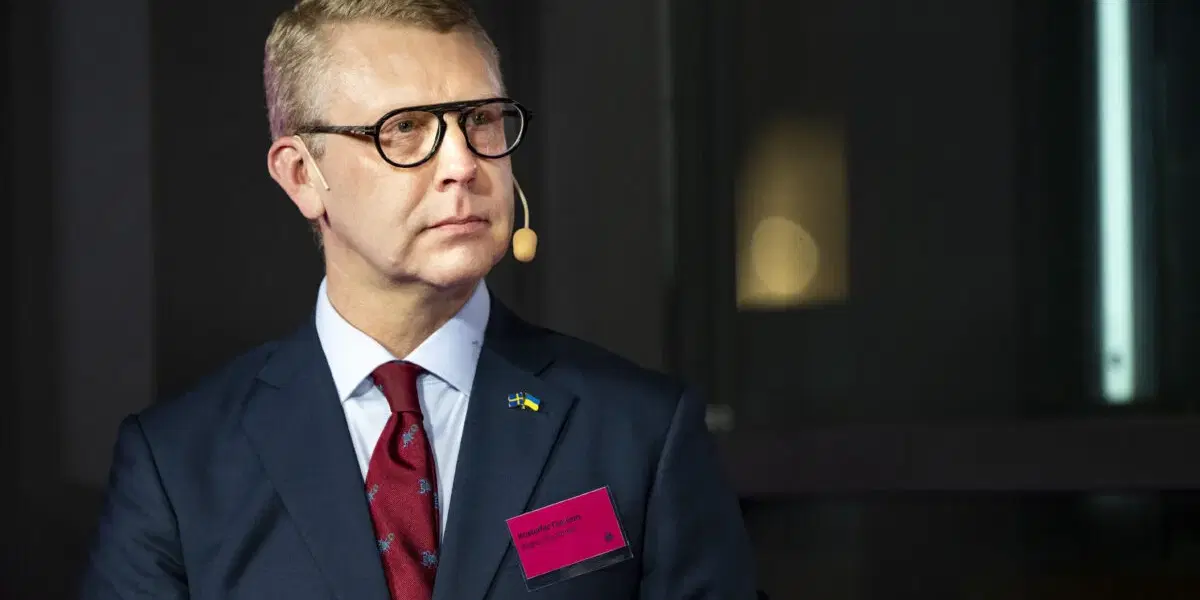 Kristoffer Tamsons, vd på branschföreningen Byggföretagen. Arkivbild