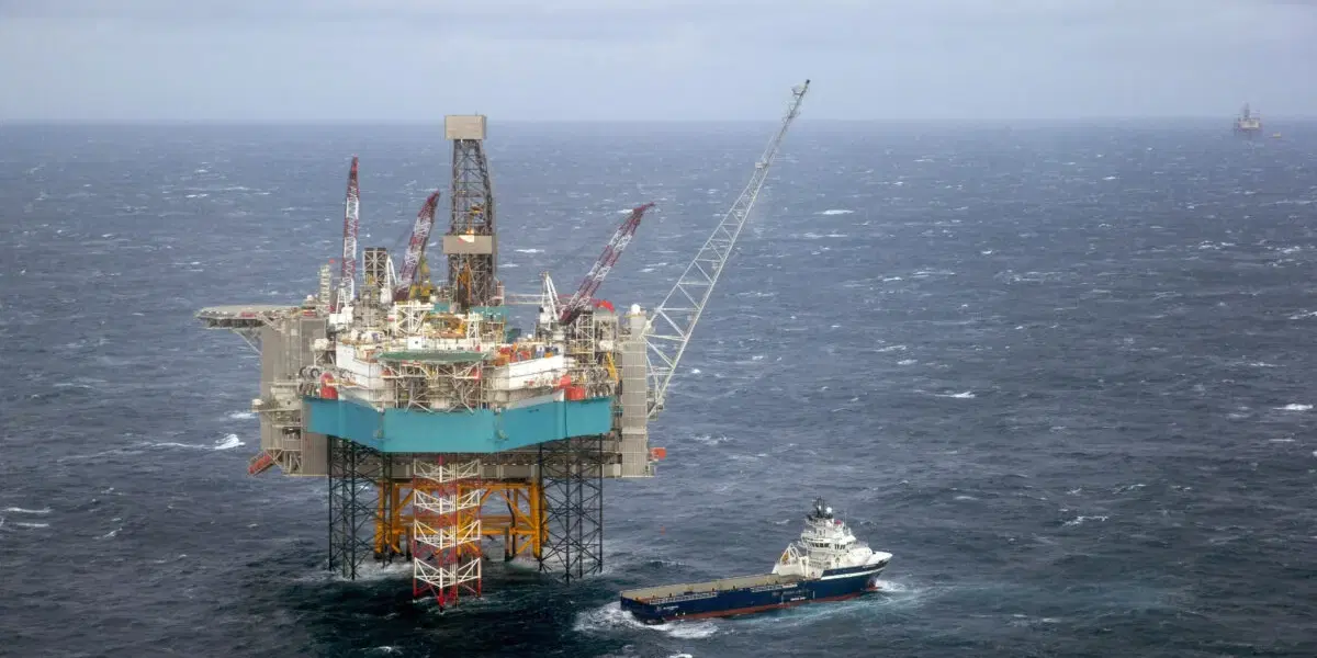 Kvartalsrapport från norska Equinor, Europa största leverantör av fossil gas. Arkivbild