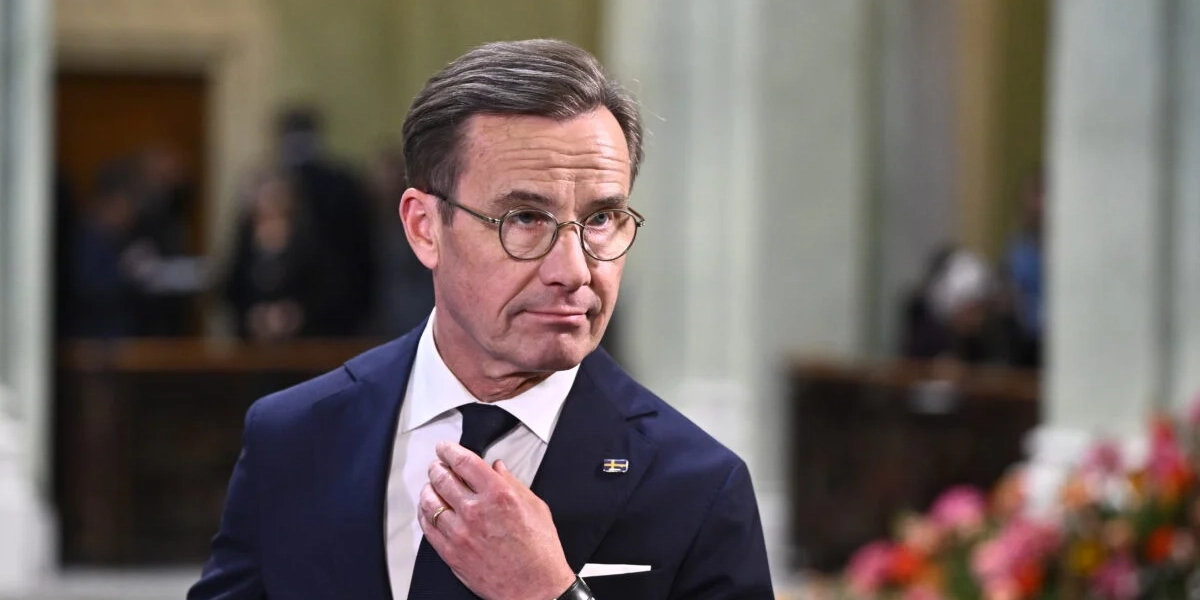 Moderaternas partiledare Ulf Kristersson leder en övergångsregering.