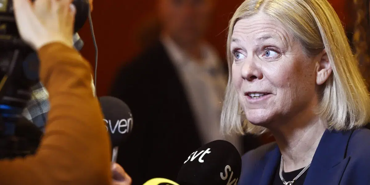 Socialdemokraternas partiledare Magdalena Andersson. Arkivbild.