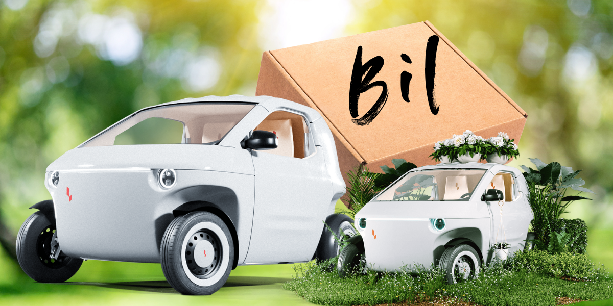 Den svenska lilla elbilen Luvly kommer i platta paket. En revolution. (Foto: Luvly och Getty Iamges)