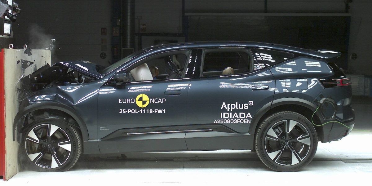 Polestar 3 fick ett resultat på 93 % för skydd av barn i bilen – det högsta betyget av alla personbilar som testats av Euro NCAP under de senaste nio åren. (Foto: Polestar)