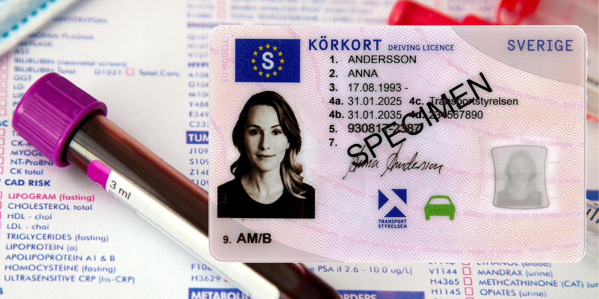 Nu kommer nya riktlinjer för PETH-tester. (Foto: Canva och Transportstyrelsen)