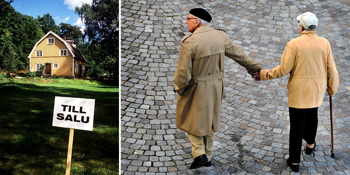 När huset känns för stort kan en försäljning vara starten på ett enklare och mer ekonomiskt liv.