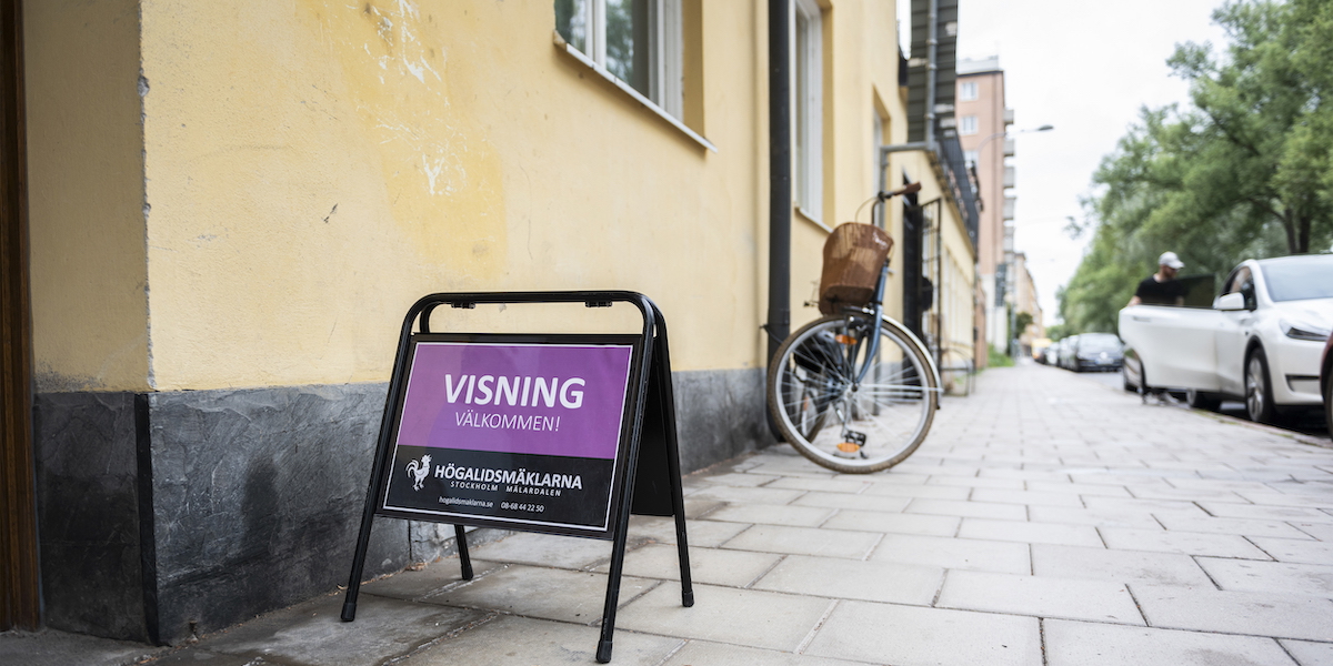 Stockholm Bostadsvisning på Kungsholmen. Det är en myt att bostadspriserna ständigt ökar, det visar en ny rapport.