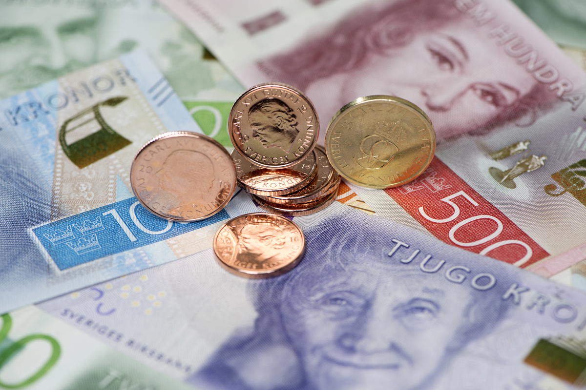 Det går bra för den svenska kronan i valutahandeln. Arkivbild.
