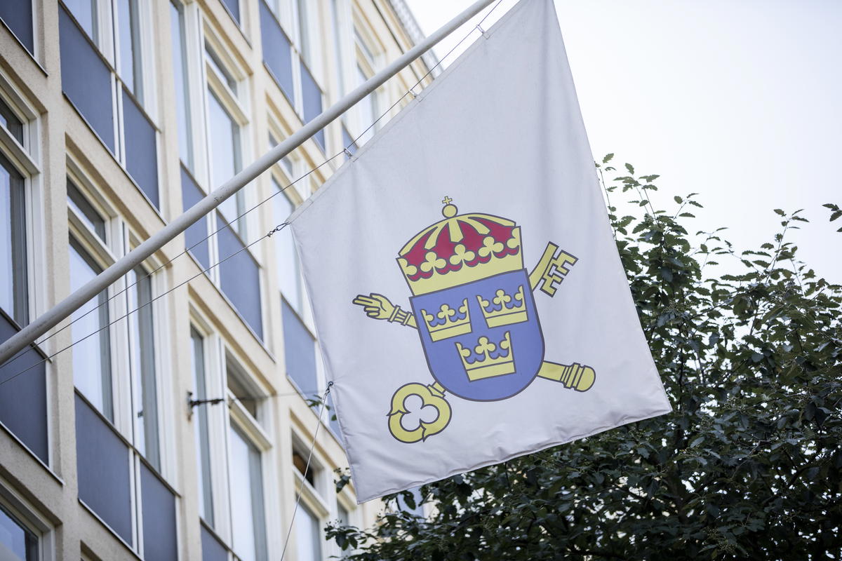 Ekobrottsmyndigheten på Hantverkargatan 15 i Stockholm.
Arkivbild.