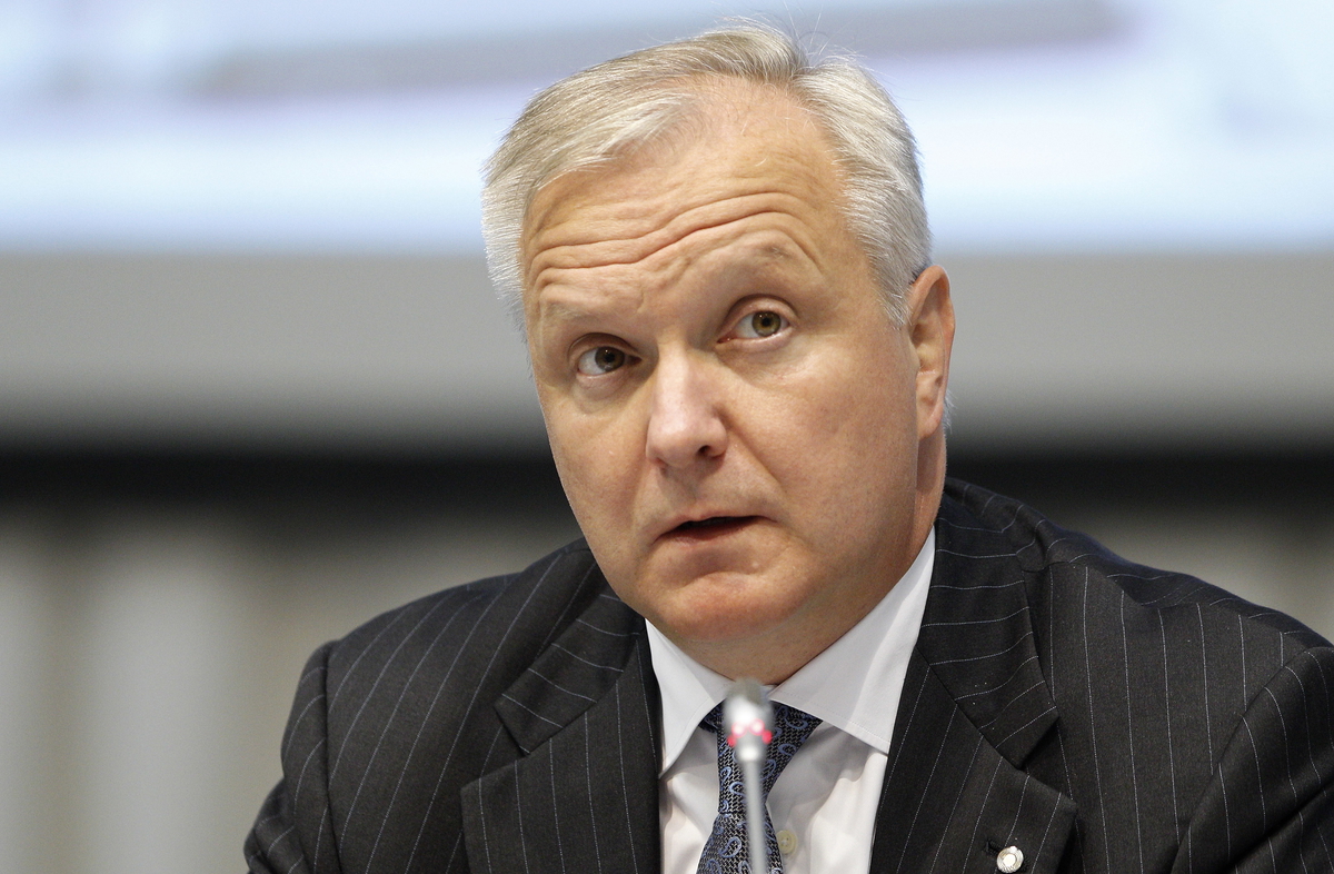 Olli Rehn är Finlands centralbankschef. Arkivbild. 
