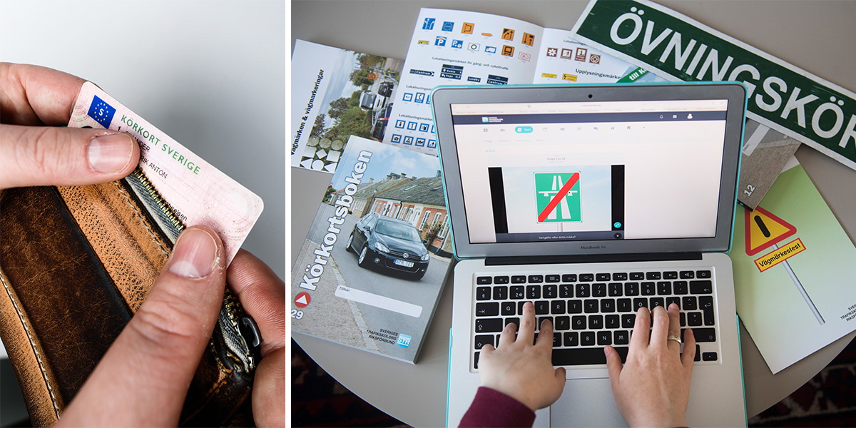 Någon håller i ett körkort och någon övar på ett körkortsprov online. Regeringen har beslutat om en proposition som föreslår åtgärder mot körkortsturism. De föreslagna ändringarna av körkortsreglerna kan innebära att tusentals människor som bor i Sverige måste ta om sitt körkort.
